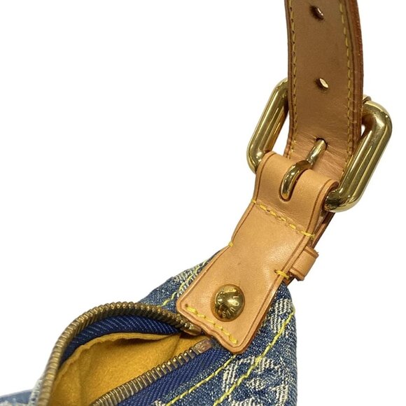 Auth LOUIS VUITTON Baggy GM M95048 Blue Monogram Denim - SR0016 Shoulder Bag - Picture 11 of 16
